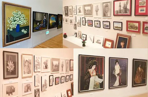 高知市　絵画教室　絵画展　油絵　水彩　デッサン　鉛筆画